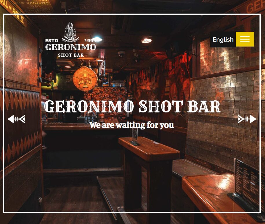 Geronimo Shot Bar