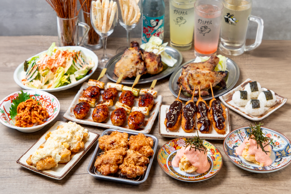 骨付鳥、からあげ、焼鳥 がブリチキン。塩釜口店